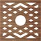 Ekena Millwork Chevron Wood Fretwork Pierced Ceiling Medallion, Walnut, 36"OD x 9 3/8"ID x 1/4"T CMWP36X36X0250CHWA - alternate 5